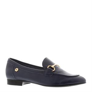 Carl Scarpa Arlie Leather Snaffle Loafers Navy